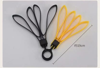 Attache-Câble Tactique en Plastique - Menottes de Sécurité, Bandes Décoratives, Straps Militaires Jetables, Couleur Jaune - BLACKBEARD OUTDOOR INDUSTRIES