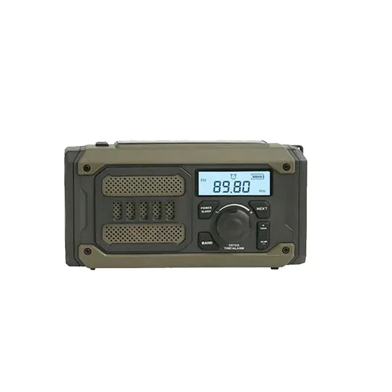 Radio d’Urgence Solaire Portable AM/FM/NOAA avec Manivelle, SOS et Chargeur Power Bank 2000mAh Ma boutique