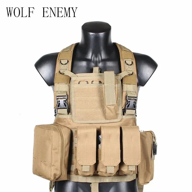 Chest Rig Tactique “Apron” – Wolf Enemy Performance professionnelle – Polyvalence outdoor – Design opérationnel Ma boutique
