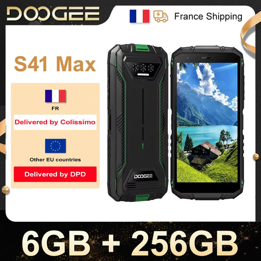 DOOGEE S41 Max – Smartphone Robuste & Étanche IP68/IP69K - BLACKBEARD OUTDOOR INDUSTRIES