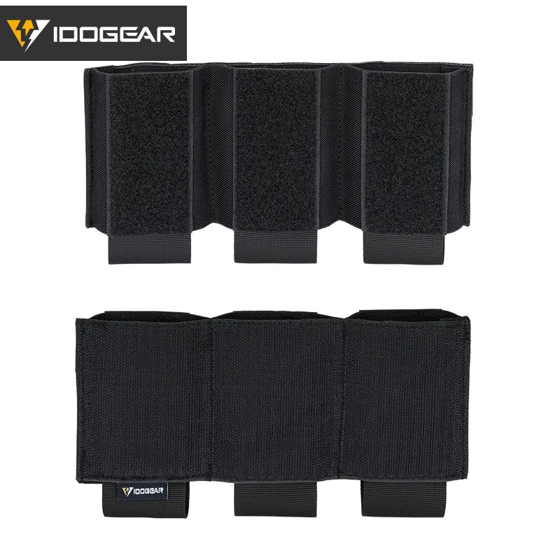 Poche à Chargeurs Tactique 5.56 Triple IDOGEAR – Modèle DOPE avec Fixation Élastique Hook & Loop - Référence 3598 - BLACKBEARD OUTDOOR INDUSTRIES