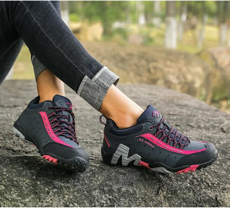 Chaussures de Randonnée Imperméables – Trekking Outdoor Unisexe | Printemps & Mi-saison | Cuir Véritable - BLACKBEARD OUTDOOR INDUSTRIES
