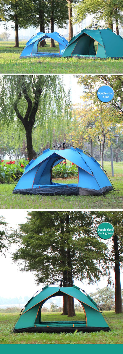Tente de Camping Automatique 3-4 Personnes – Ouverture Rapide & Protection UV - BLACKBEARD OUTDOOR INDUSTRIES