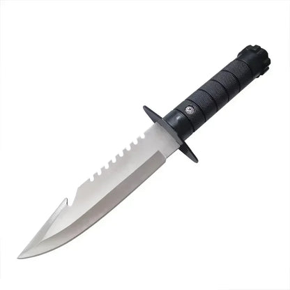 Couteau Fixe de Survie – Lame Acier Inox 7Cr13MoV | 20 cm | Manche ABS | Outdoor & Bushcraft - BLACKBEARD OUTDOOR INDUSTRIES
