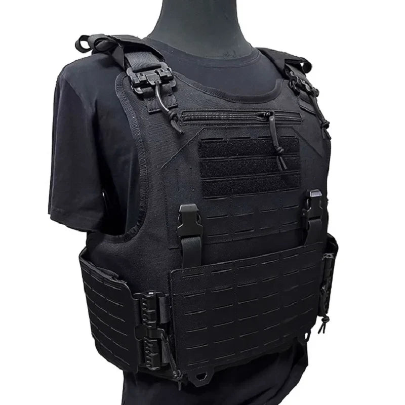 Plate Carrier Léger 900D à Découpe Laser - Système de Libération Rapide - BLACKBEARD OUTDOOR INDUSTRIES
