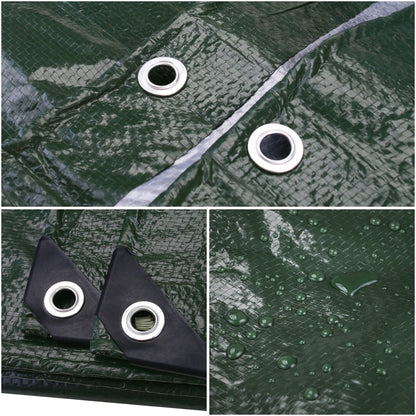 Grande Bâche Imperméable Renforcée 5x4m / 3x2m – Tarp Multiusage pour Jardin, Camping, Protection Extérieure - BLACKBEARD OUTDOOR INDUSTRIES