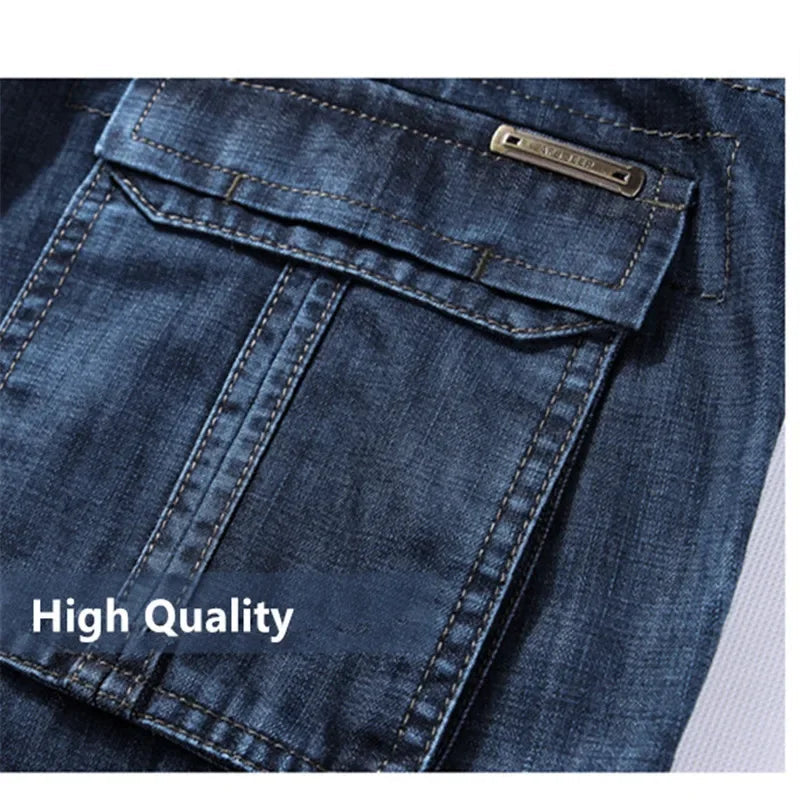 Cargo Jeans Homme Grande Taille 29-42 - Pantalon Tactique Décontracté avec Poches, Style Militaire BLACKBEARD OUTDOOR INDUSTRIES