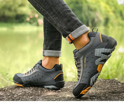 Chaussures de Randonnée Imperméables – Trekking Outdoor Unisexe | Printemps & Mi-saison | Cuir Véritable - BLACKBEARD OUTDOOR INDUSTRIES