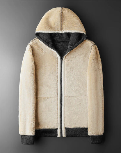 Veste Hiver Homme/Femme à Capuche — Polaire Épaisse Intérieure en Laine d'Agneau - BLACKBEARD OUTDOOR INDUSTRIES