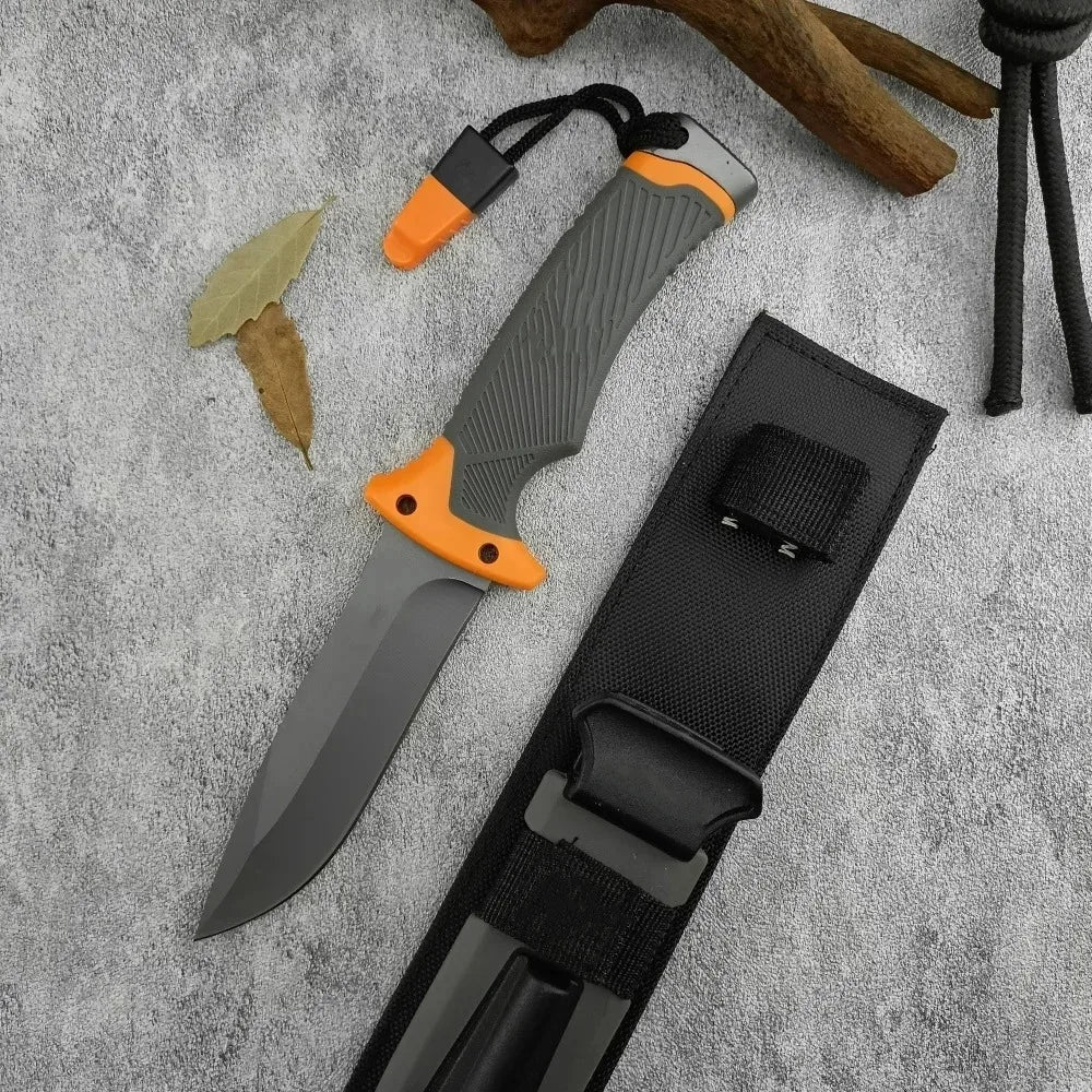 Couteau à Lame Fixe Première Génération – Lame 8Cr13Mov Haute Dureté | Manche Caoutchouc - BLACKBEARD OUTDOOR INDUSTRIES
