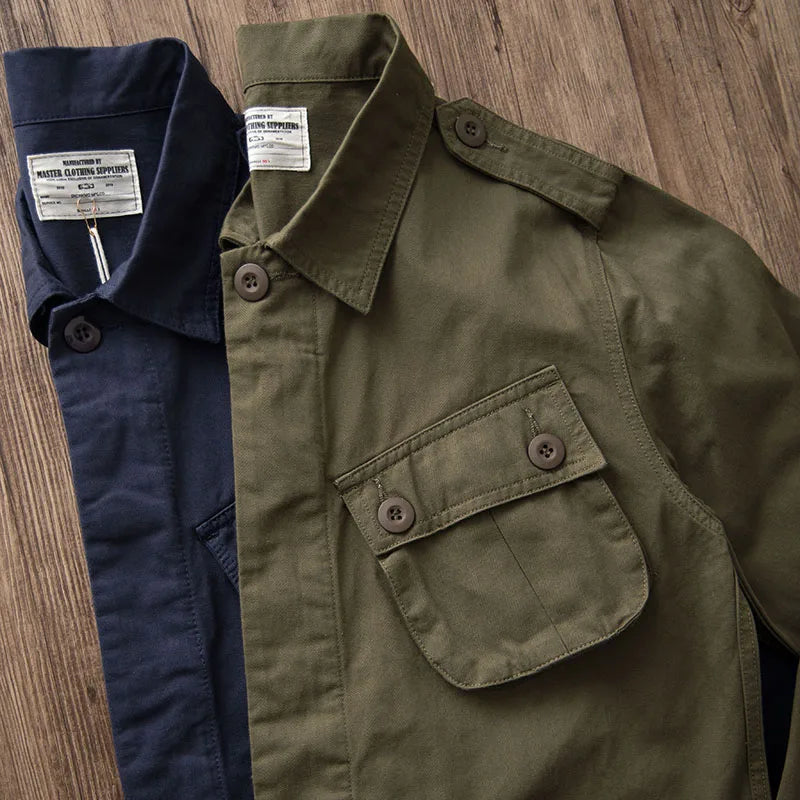 Veste Casual Vintage Amekaji Multi-Poches pour Homme - TCU - BLACKBEARD OUTDOOR INDUSTRIES