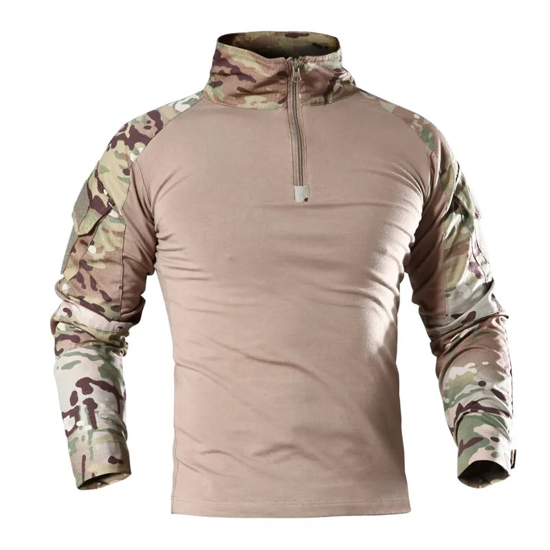 🪖 Chemise de Combat Camouflage Homme – TOMITANY Airsoft | Paintball | Randonnée | Tactique | Manches longues - BLACKBEARD OUTDOOR INDUSTRIES
