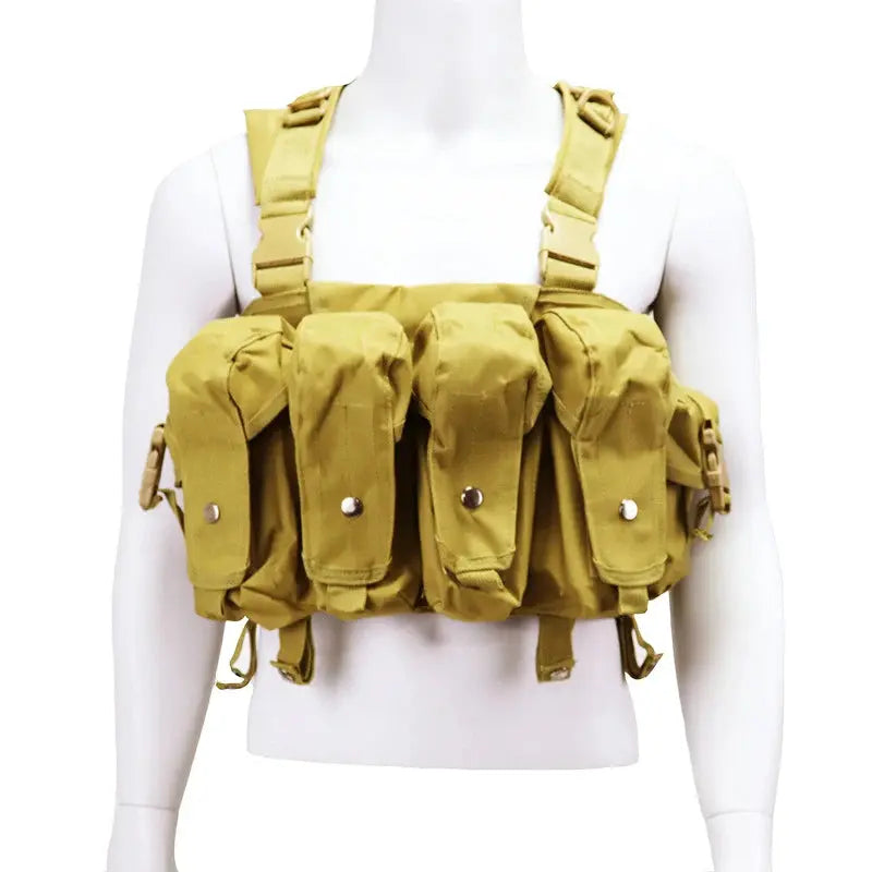 Chest Rig Tactique Universel – 7 Poches – Tissu Renforcé 800D Ma boutique
