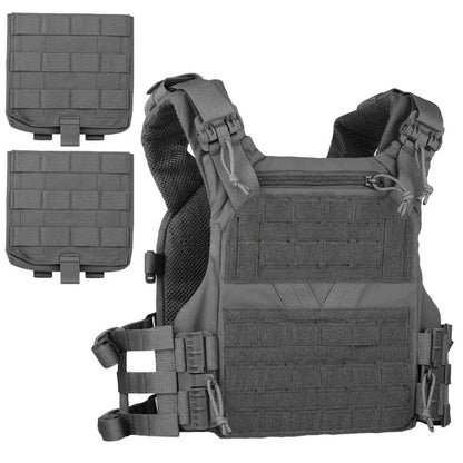 Gilet Tactique MOLLE K19 3.0 – Porte-Plates pour Chasse, Airsoft et Combat avec Système de Libération Rapide et Ceinture Ajustable – Armure de Corps - BLACKBEARD OUTDOOR INDUSTRIES