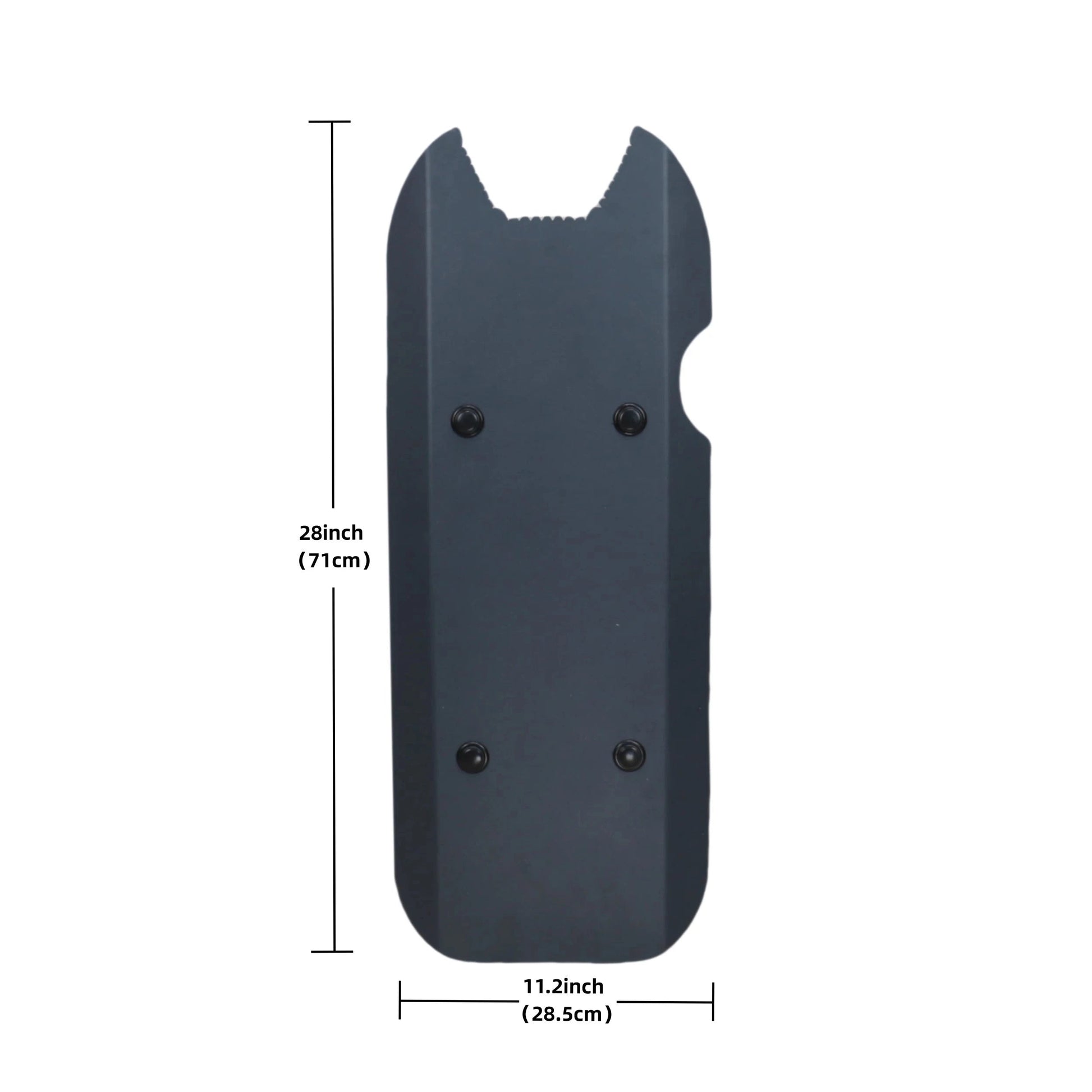 Panneau Pare-Balles – Niveau IIIA+ – Acier Blindé – Testé en Laboratoire – 28,5 × 71 cm – Couleur Noir-Gris Ma boutique