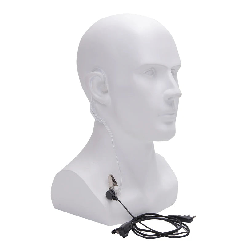 Casque Quansheng UV-K5 Walkie Talkie avec Microphone & Écouteur Tubulaire Acoustique à 2 Broches - BLACKBEARD OUTDOOR INDUSTRIES