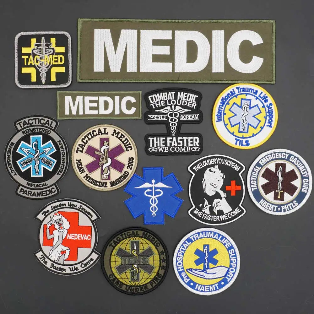 Patch Médical Tactique Brodé - BLACKBEARD OUTDOOR INDUSTRIES