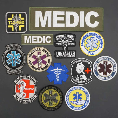 Patch Médical Tactique Brodé - BLACKBEARD OUTDOOR INDUSTRIES