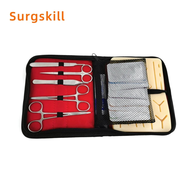 Kit de Pratique de Suture Chirurgicale pour Formation Médicale – Tapis de Suture avec Ensemble d'Outils - BLACKBEARD OUTDOOR INDUSTRIES