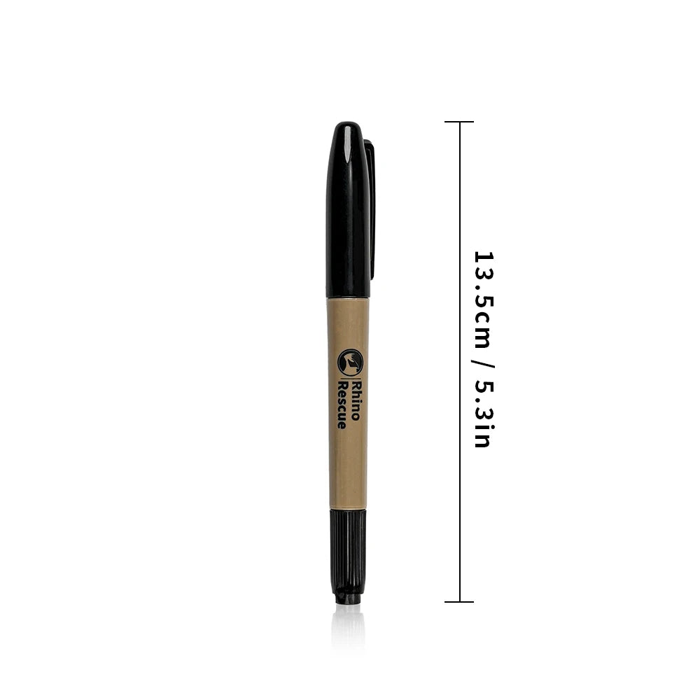 RHINO RESCUE - Marqueurs à Double Pointe – Pointe Fine et Large, Idéaux pour le Camping, la Maison, la Signature et le Marquage (Pack de 10) - BLACKBEARD OUTDOOR INDUSTRIES