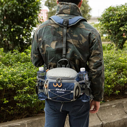 Sac à Taille de Sport Outdoor – Sac à Dos de Cyclisme, Randonnée et Camping avec Porte-bouteilles, Sangle Détachable – Sac Bandoulière Multifonction pour Homme - BLACKBEARD OUTDOOR INDUSTRIES