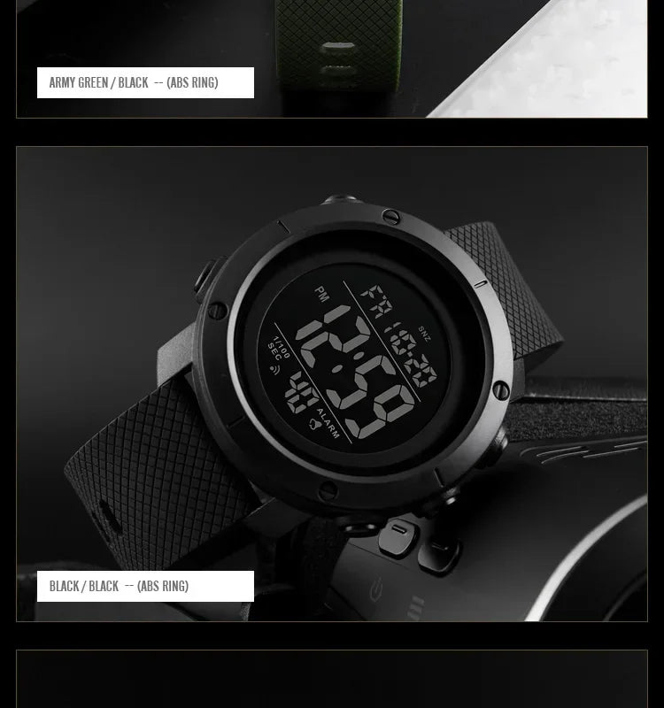 Montre Digitale Homme SKMEI 1426 – Sport, Alarme, Étanche 5Bar - BLACKBEARD OUTDOOR INDUSTRIES
