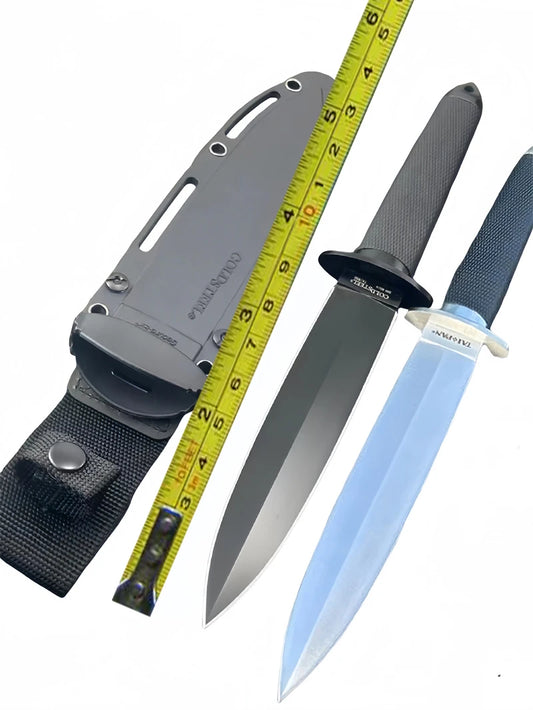 Couteau de Survie et de Chasse VTH67 Lame Double Tranchant en Acier 3V – Manche Craton – Pour la Randonnée, la Pêche, le Camping et l’Outdoor - BLACKBEARD OUTDOOR INDUSTRIES