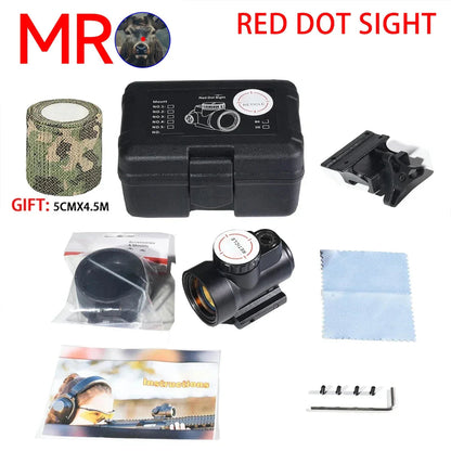 Viseur Point Rouge Tactique – Reflex Red Dot Sight 1x – Collimateur Optique pour Rail 20mm Ma boutique