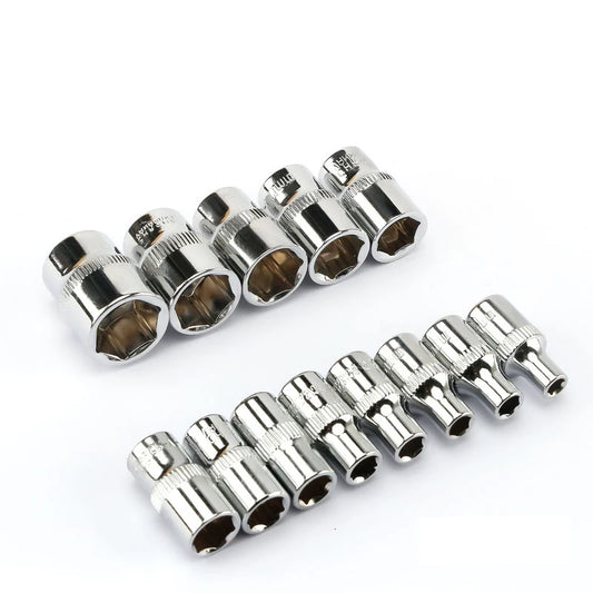 Douille 1/4" Simple – Tailles 4 à 14 mm | Clé à Cliquet, Outil Manuel - BLACKBEARD OUTDOOR INDUSTRIES