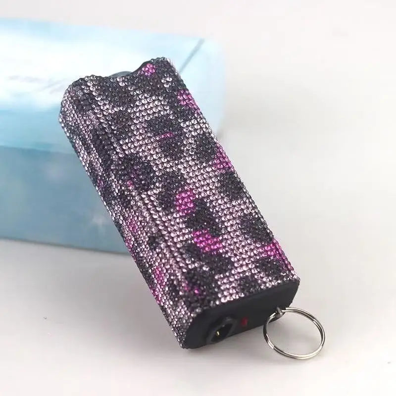 DiamondInlaid Multifunctional Portable Outdoor Tool Flashlight Arc Lighter USB Rechargeable Women's Gift BLACKBEARD OUTDOOR INDUSTRIES