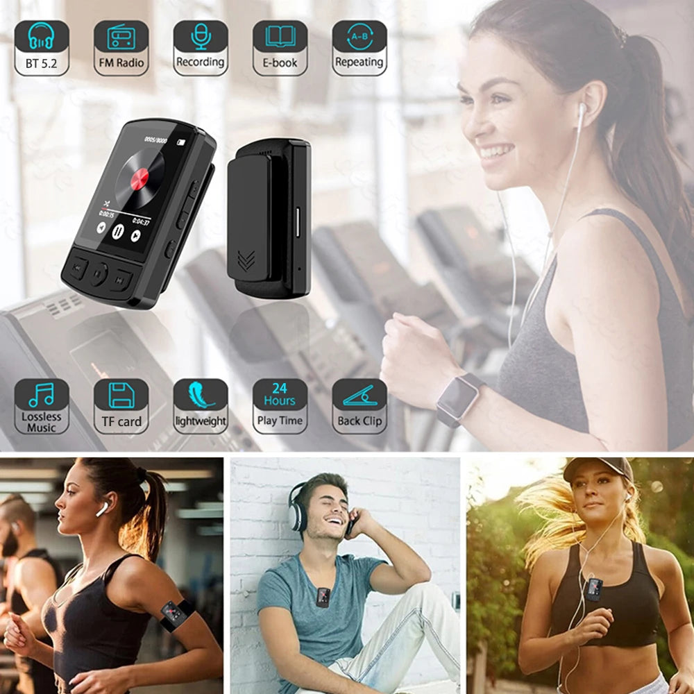 Lecteur MP3 Sport Portable avec Clip A7 - BLACKBEARD OUTDOOR INDUSTRIES