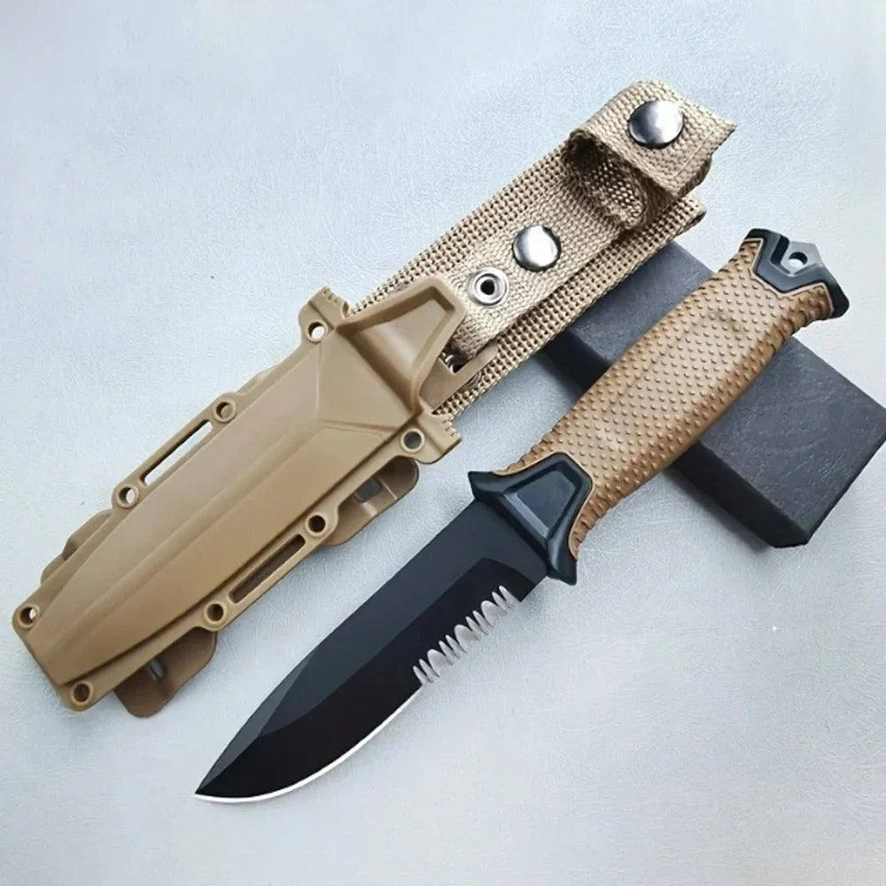 Couteau de Survie Outdoor en Acier Inoxydable D2 – Portable, Tactique, Randonnée - BLACKBEARD OUTDOOR INDUSTRIES