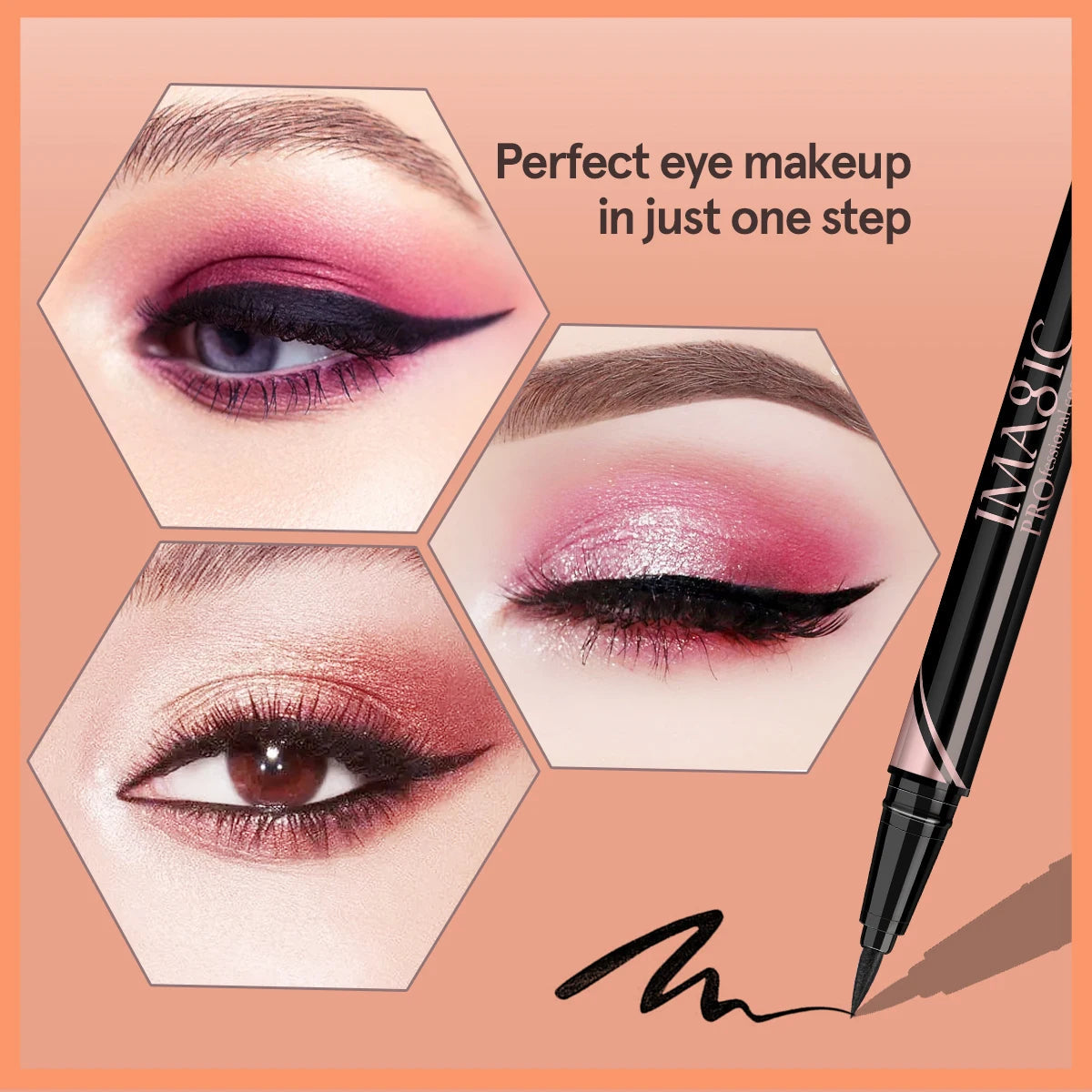 IMAGIC Waterproof Eyeliner - Long-Lasting Matte & Shimmer Finish Eyeliner Pen BLACKBEARD OUTDOOR INDUSTRIES