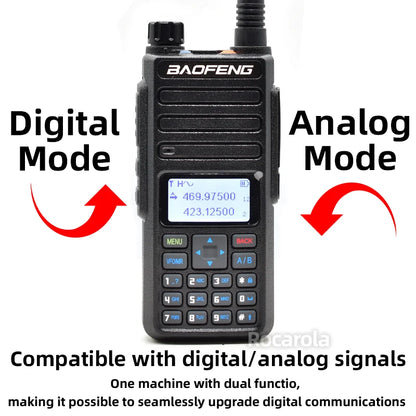 Talkie-Walkie Baofeng DR-1801UV - DMR Longue Portée Dual Band - BLACKBEARD OUTDOOR INDUSTRIES
