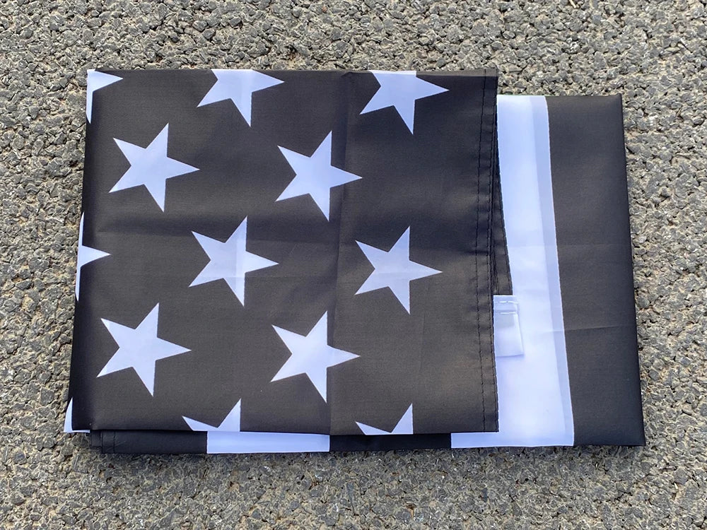 Drapeau Thin Blue Line USA - 90x150 cm BLACKBEARD OUTDOOR INDUSTRIES