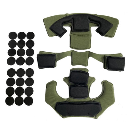 Système de Suspension & Coussinets Mémoire pour Casque Wendy, Fast MICH, ACH Ma boutique