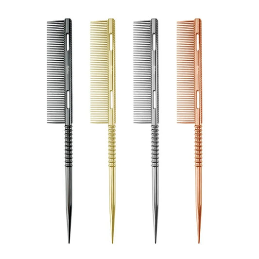 Peigne à Queue en Aluminium – Coiffure & Coupe | Accessoire de Salon pour Hommes et Femmes - BLACKBEARD OUTDOOR INDUSTRIES