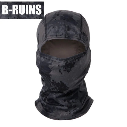 Masque Balaclava Tactique Multicam - Masque Complet de Protection du Visage, Chapeau de Cyclisme et Chasse, Camouflage, Écharpe Balaclava - BLACKBEARD OUTDOOR INDUSTRIES