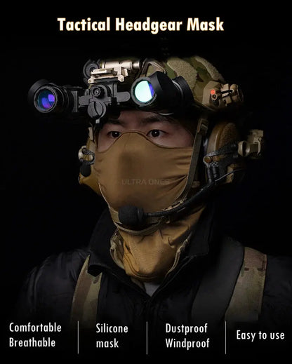 Tactical Mask Outdoor Balaclava – Masque Balaclava Silicone Demi-visage Coupe-vent Ma boutique