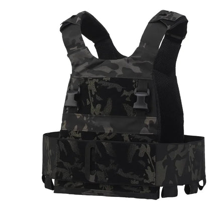 Gilet tactique multi-missions minimaliste FCPC - Porte-plaque léger en Cordura BLACKBEARD OUTDOOR INDUSTRIES
