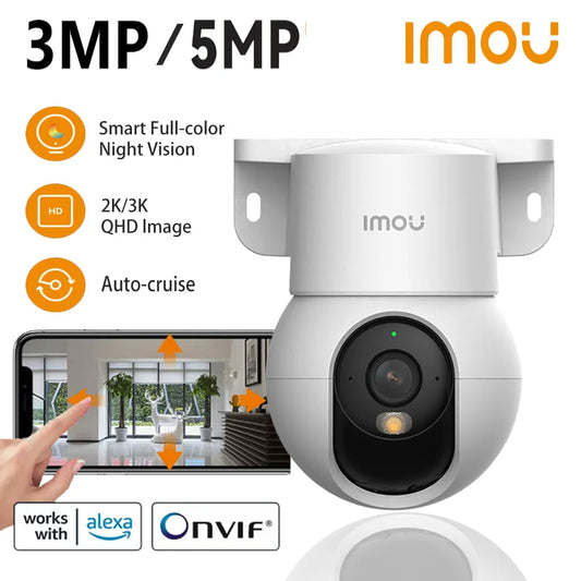IMOU Ranger Mini – Caméra de Surveillance WiFi Intérieure 5MP | Vision 360° | Détection Humaine | Audio Bidirectionnel | Vision Nocturne Couleur | Compatible Alexa & Google Assistant Ma boutique