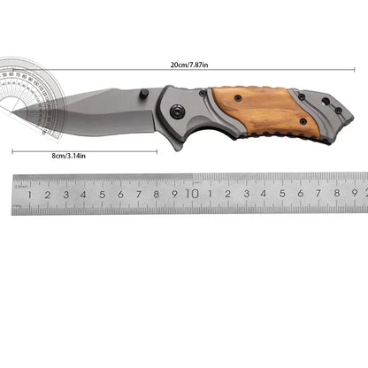 Couteau de Poche de Survie – EDC Multifonction | Autodéfense, Extérieur, Tactique Militaire - BLACKBEARD OUTDOOR INDUSTRIES