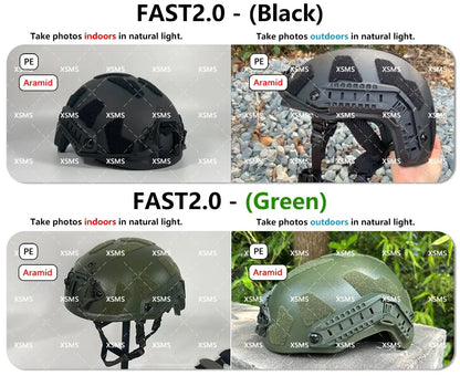 Casque Balistique Tactique ACH High-Cut NIJ III+7.62 – Casque de Sécurité Aramide FAST Wendy – Protection Ballistique NIJ IIIA - BLACKBEARD OUTDOOR INDUSTRIES