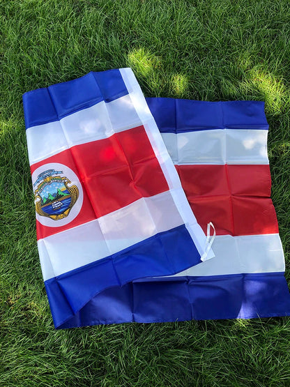 Drapeau du Costa Rica – 90x150 cm – Drapeau National – Polyester Imprimé – Décoration et Événements BLACKBEARD OUTDOOR INDUSTRIES