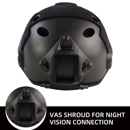BOOIU Airsoft FAST Helmet PJ – Casque Tactique Léger pour Sports Extérieurs - BLACKBEARD OUTDOOR INDUSTRIES