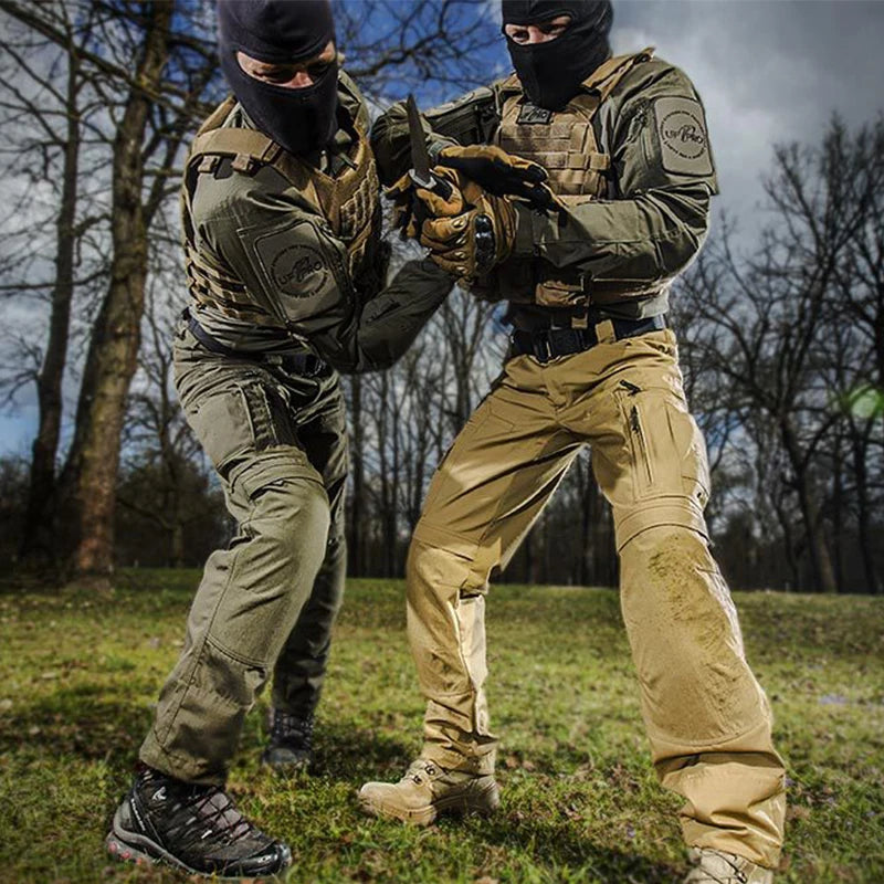Pantalon Cargo Homme Tactique Résistant – Multi-Poches, Style Militaire, Printemps/Automne - BLACKBEARD OUTDOOR INDUSTRIES