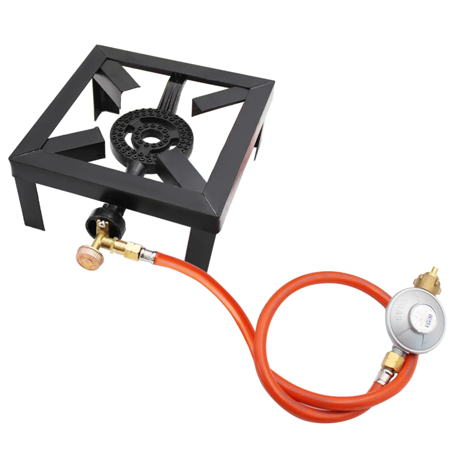 Réchaud à Gaz en Fonte 8KW – Brûleur LPG Puissant pour Cuisine Extérieure - BLACKBEARD OUTDOOR INDUSTRIES