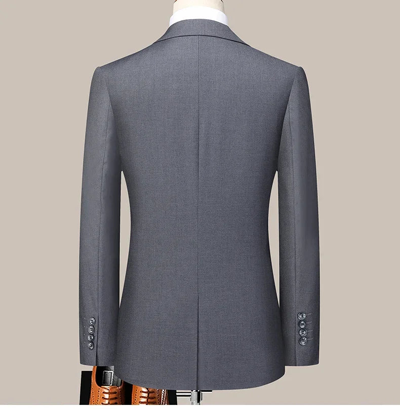 Costume Homme Slim Fit à Deux Boutons – Costume Professionnel et Élégant avec Pantalon Inclus (Tailles S-6XL) BLACKBEARD OUTDOOR INDUSTRIES