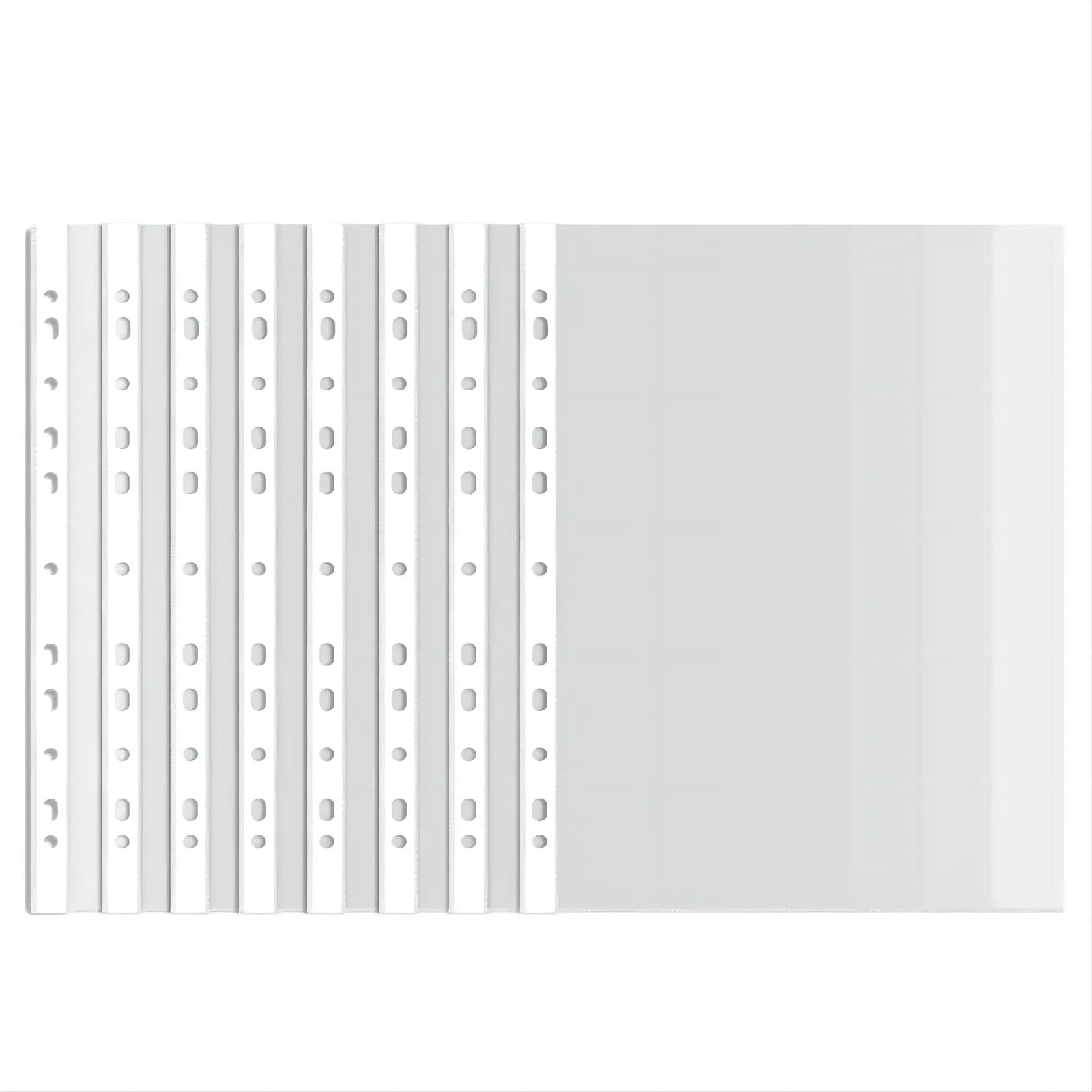 Lot de 100 Pochettes Plastiques A4 – 11 Trous Standard - BLACKBEARD OUTDOOR INDUSTRIES