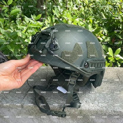 Casque Balistique Tactique ACH High-Cut NIJ III+7.62 – Casque de Sécurité Aramide FAST Wendy – Protection Ballistique NIJ IIIA - BLACKBEARD OUTDOOR INDUSTRIES